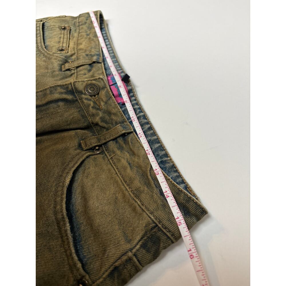 EDIKTED Muddy Washed Low Rise Baggy Jeans Indie Sleaze It Girl Grunge Sz M NWT - Picture 9 of 12